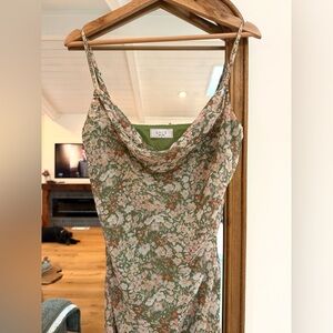 SAGE Floral Dress